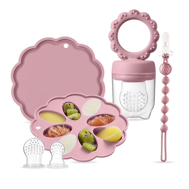 Baby Food Pouches 1 Year Old - Alimentador de Frutas de Silicone para