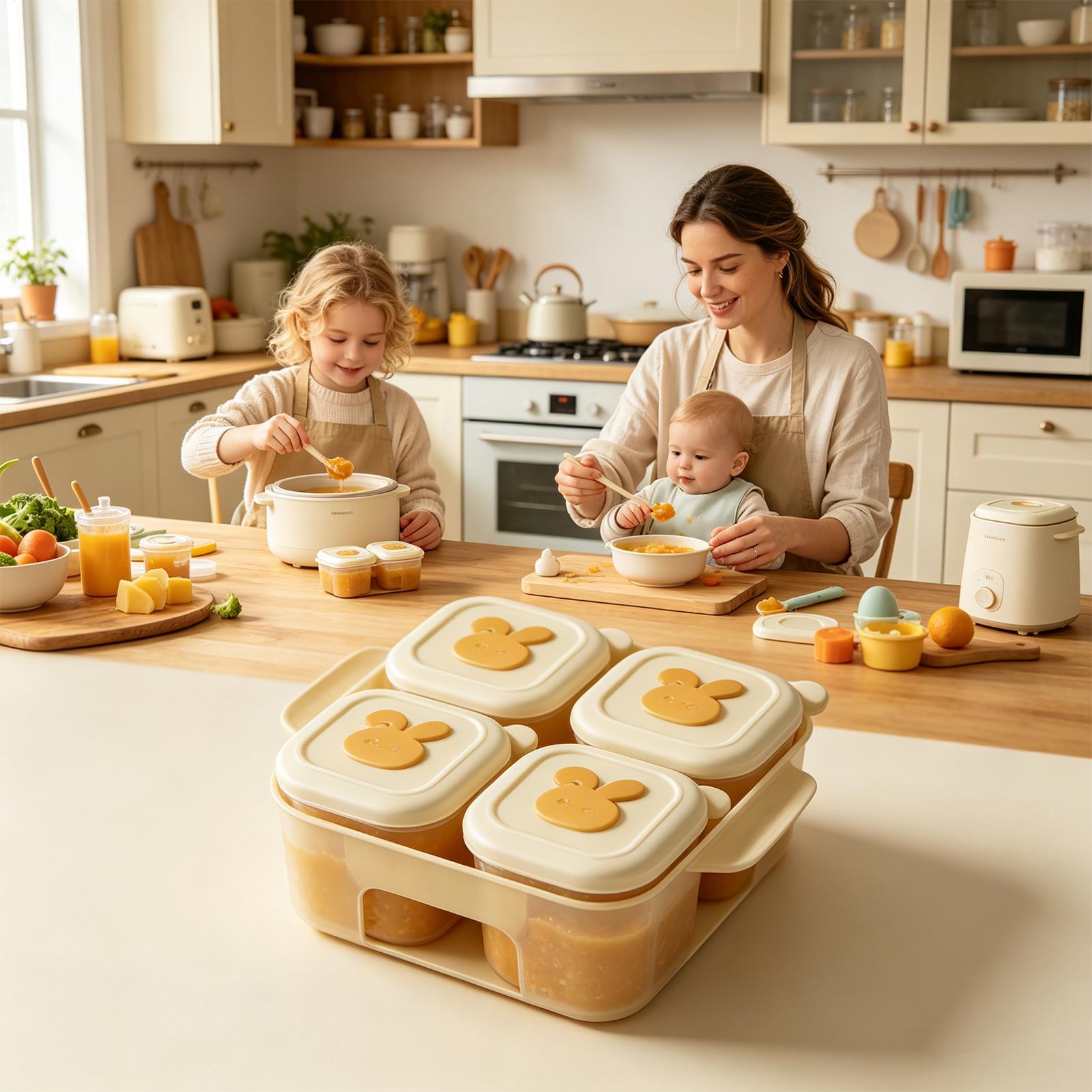 Baby Food Freezer Tray - Bandeja para congelamento de alimentos com