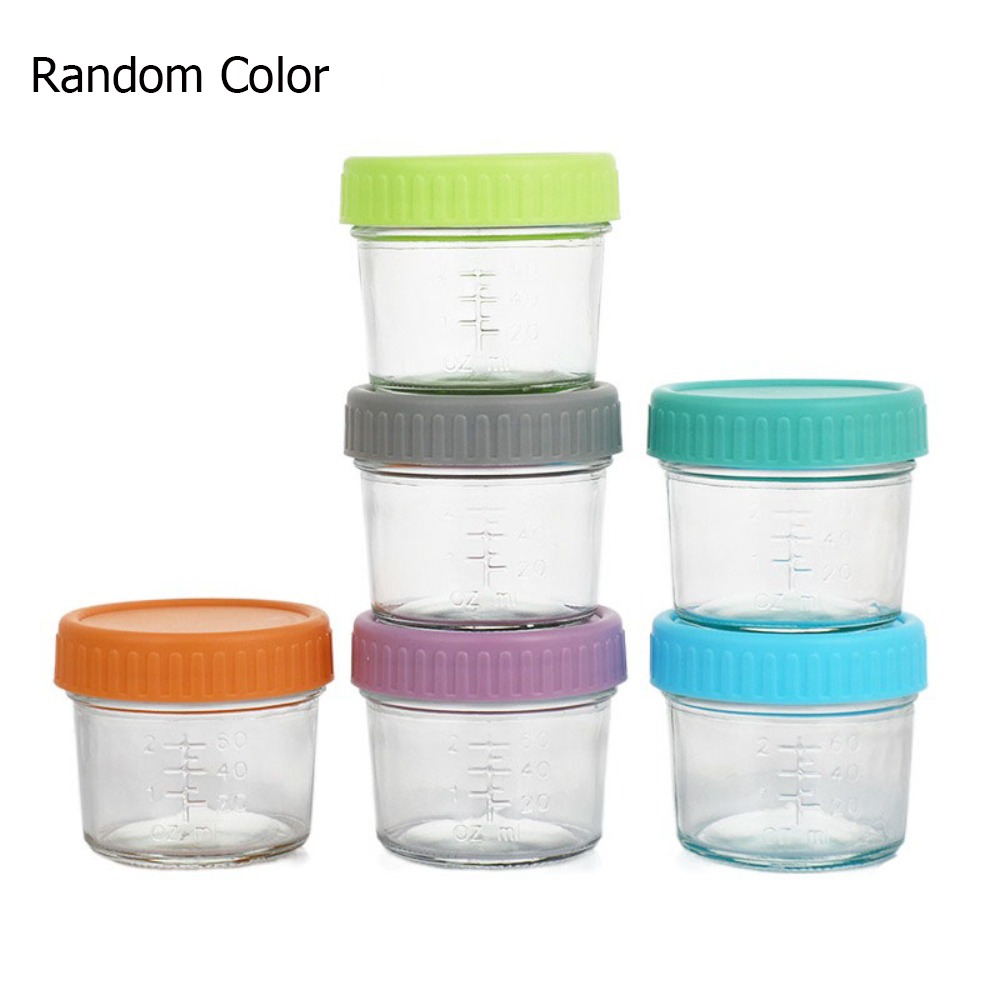 Baby Food Jars With Lids - Jarra de vidro multiuso para comida