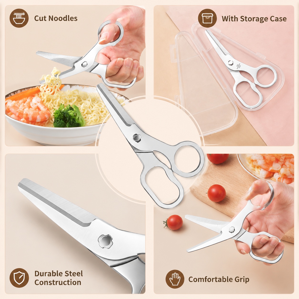Veggie Baby Food - Tesoura para Alimentos de Bebê TUPI