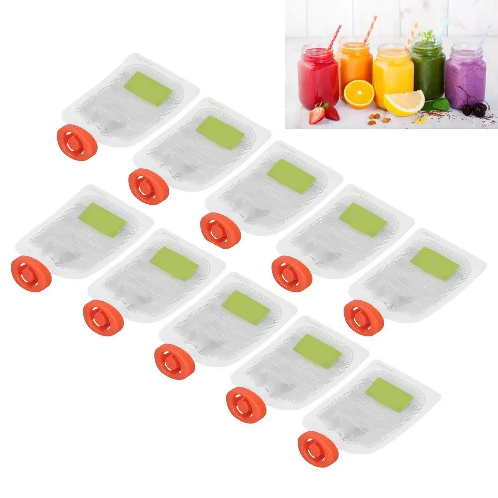 Baby Food Pouches 1 Year Old - 10 pçs reutilizável comida complementar bolsa