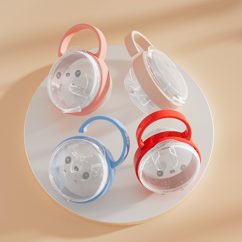 Baby Food Pacifier - Novo estojo transparente à prova de