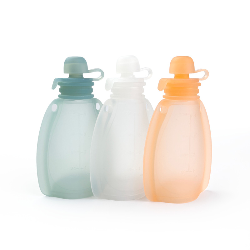Baby Food Pouches 1 Year Old - Bolsas de comida para bebê reutilizáveis,