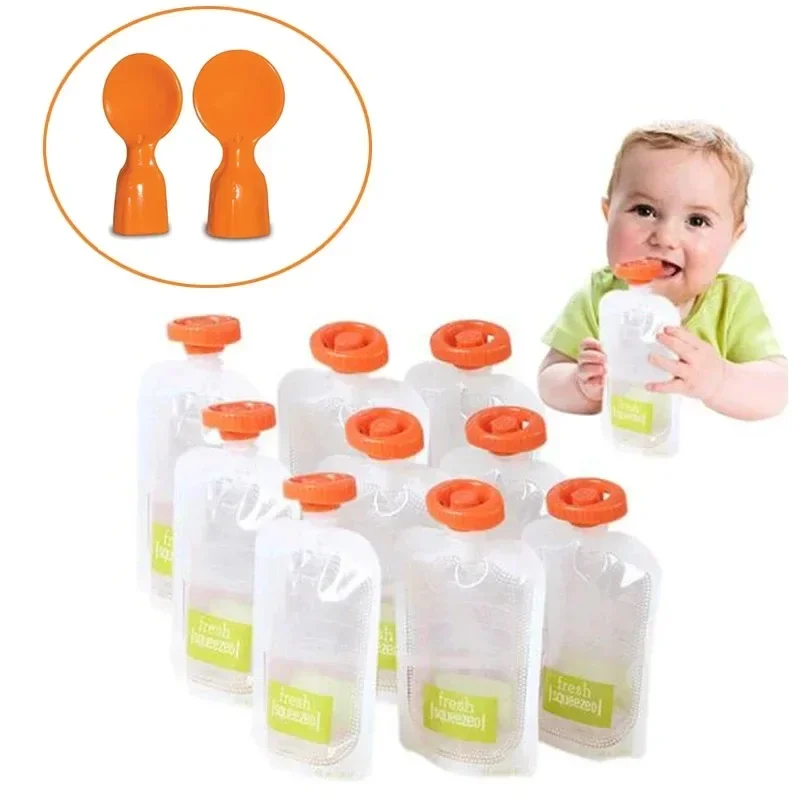 Sacos de Alimentação Orgânicos - Baby Food Pouches 1 Year Old avaliação e preço