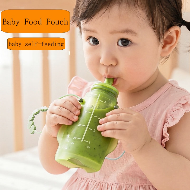 Saco de silicone livre de BPA  - Baby Food Pouches 1 Year Old avaliação e preço