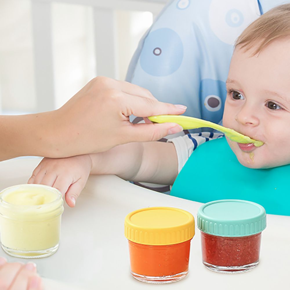 Jarra de vidro para comida de  - Baby Food Jars With Lids avaliação e preço