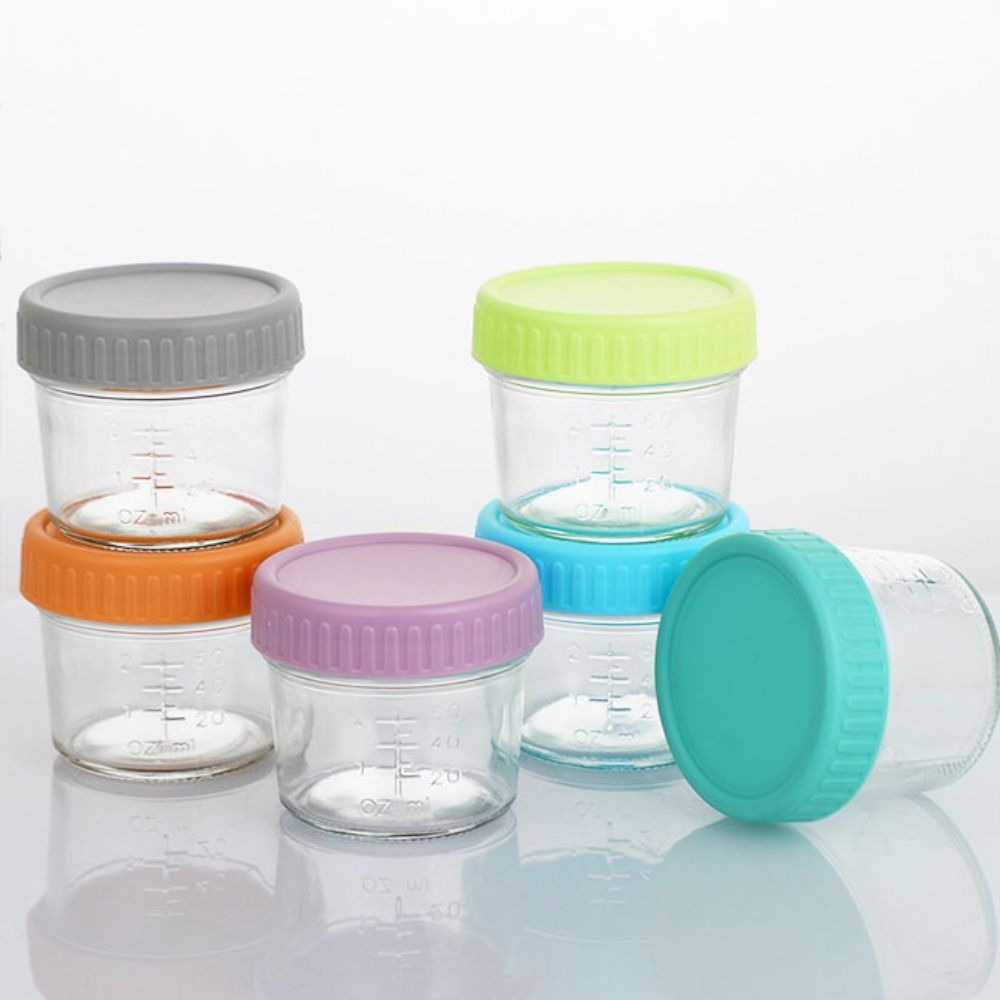 Conjunto de 6 Potes de Vidro R - Baby Food Jars With Lids avaliação e preço