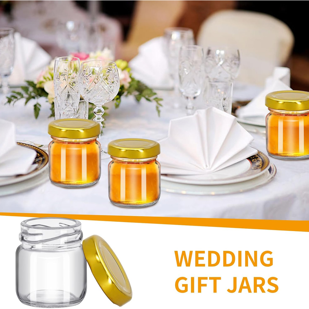 Frascos de Mel Mini Redondos T - Baby Food Jars With Lids avaliação e preço