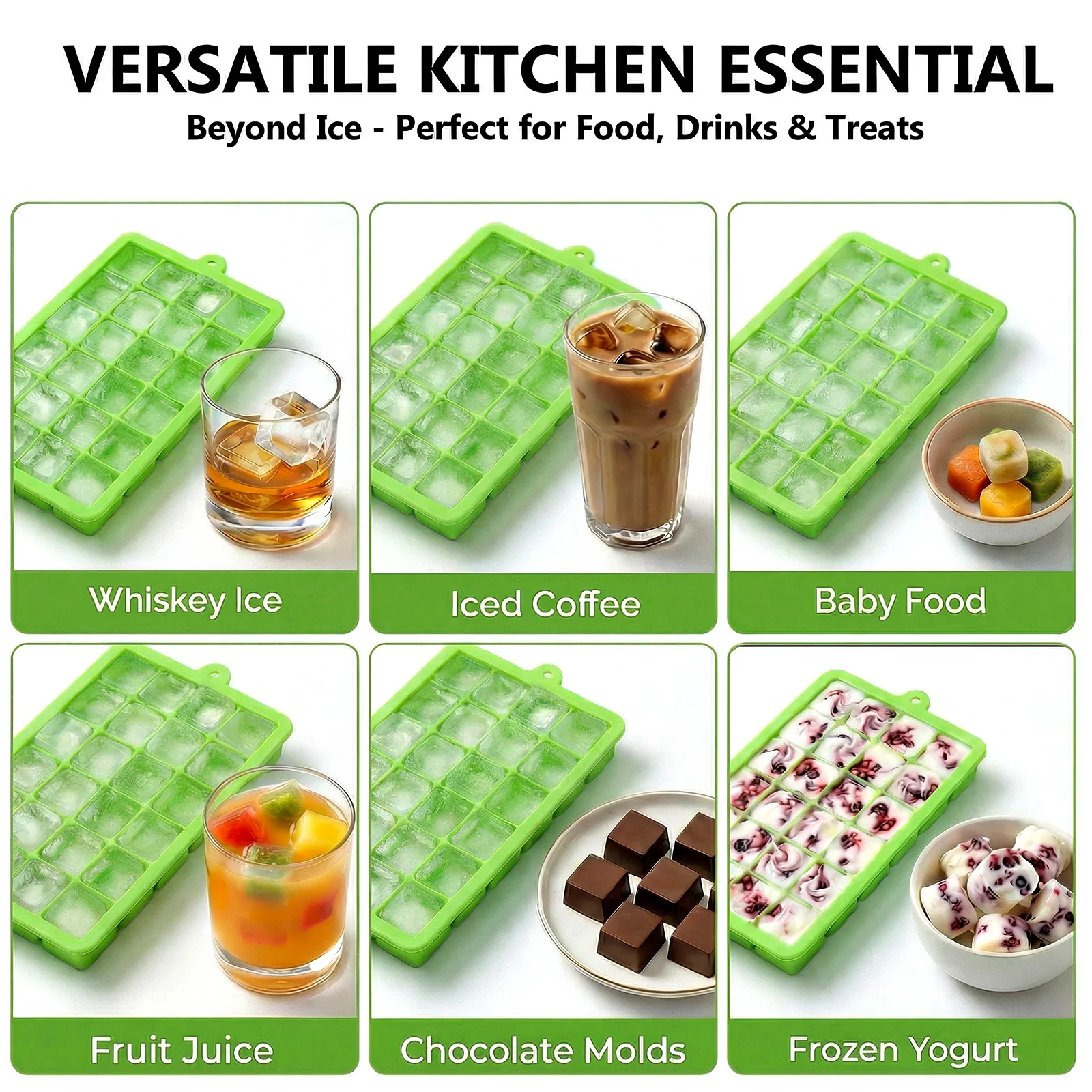 Forma de Gelo de Silicone Empi - Baby Food Freezer Tray avaliação e preço