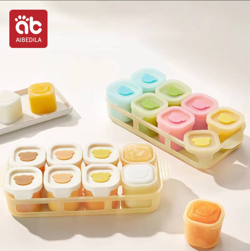 AIBEDILA Bandeja de Silicone p - Baby Food Freezer Tray avaliação e preço