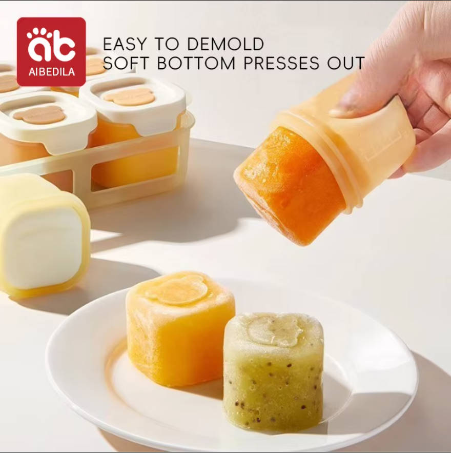 AIBEDILA Bandeja de Silicone p - Baby Food Freezer Tray avaliação e preço