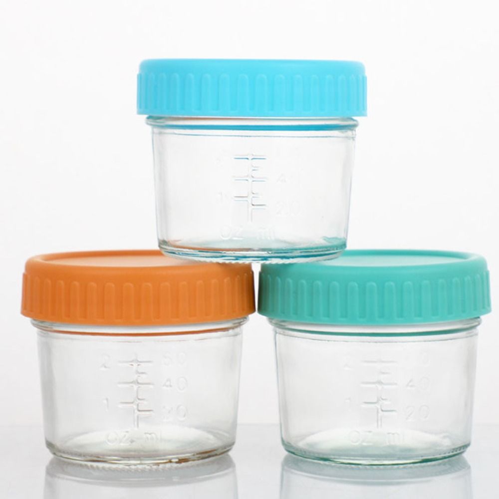 Conjunto de 6 Frascos de Vidro - Baby Food Jars With Lids avaliação e preço