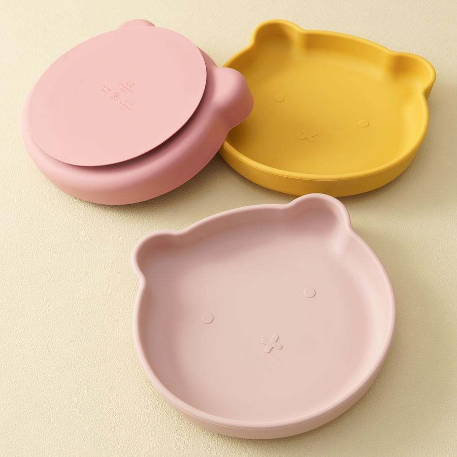 1pc silicone pratos do bebê su - Baby Food Quantity avaliação e preço
