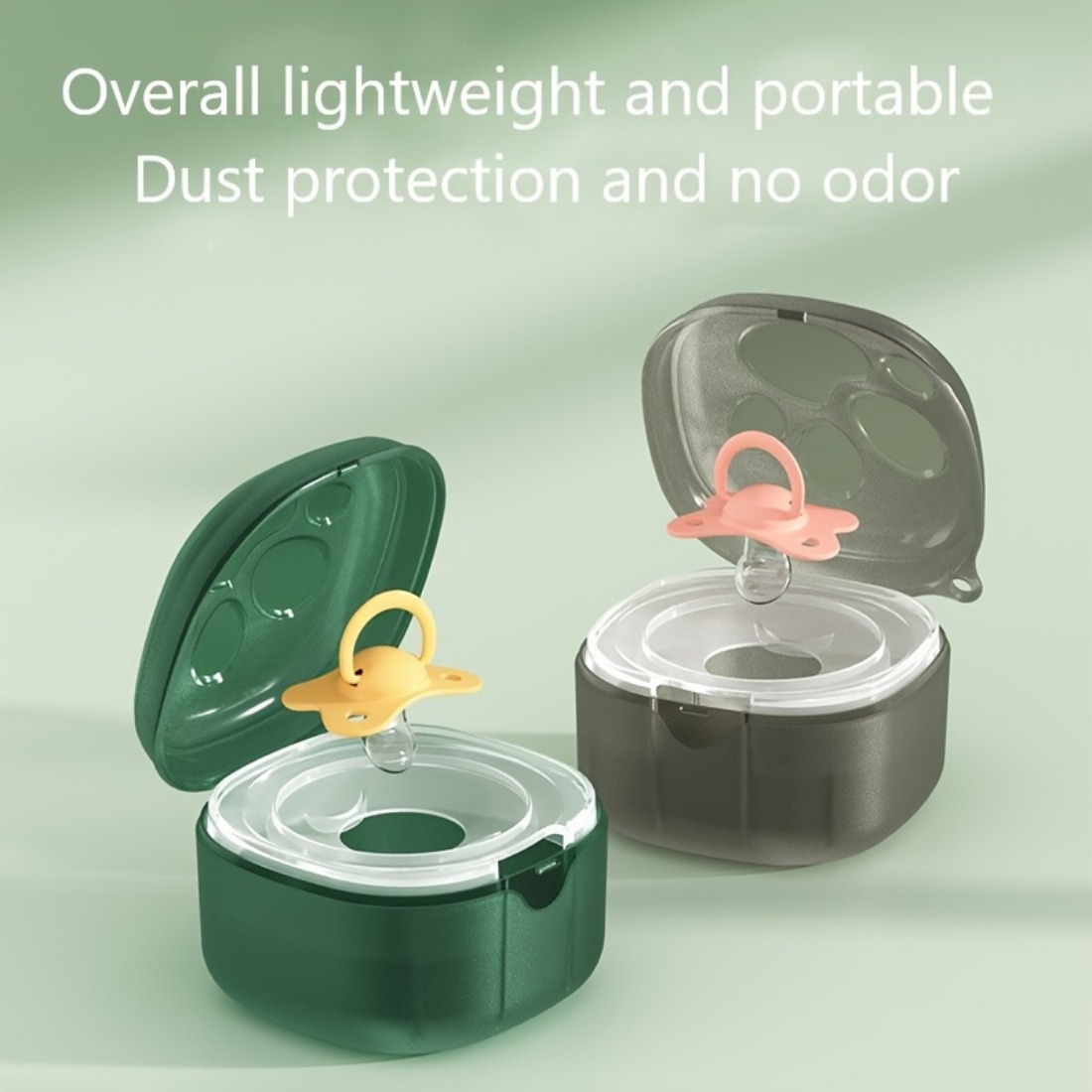 Caixa de chupeta de silicone d - Baby Food Pacifier avaliação e preço