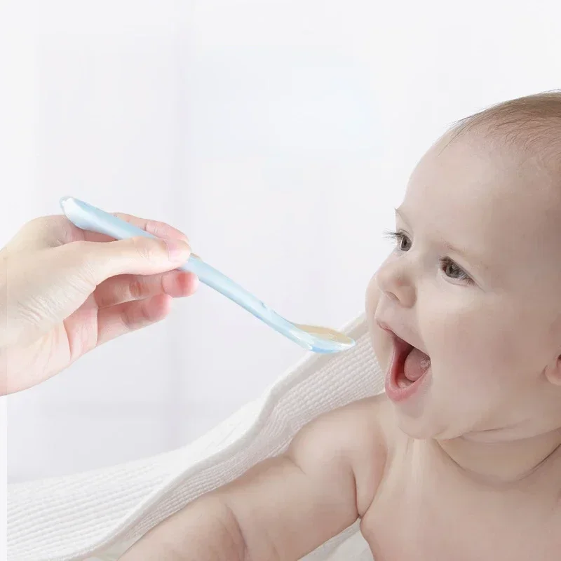 Colher de silicone macio para  - Baby Food Diet avaliação e preço