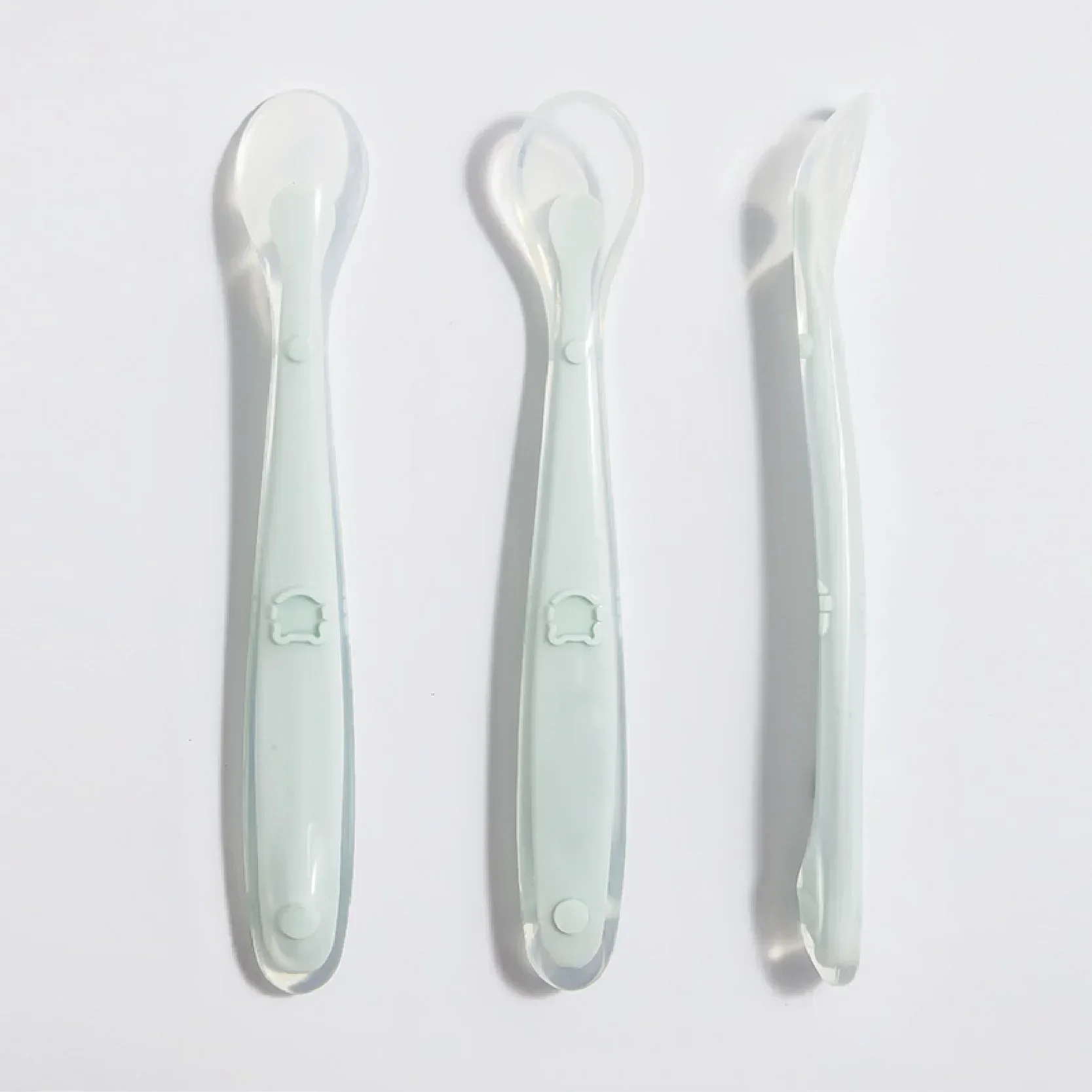 Colher de silicone macio para  - Baby Food Diet avaliação e preço