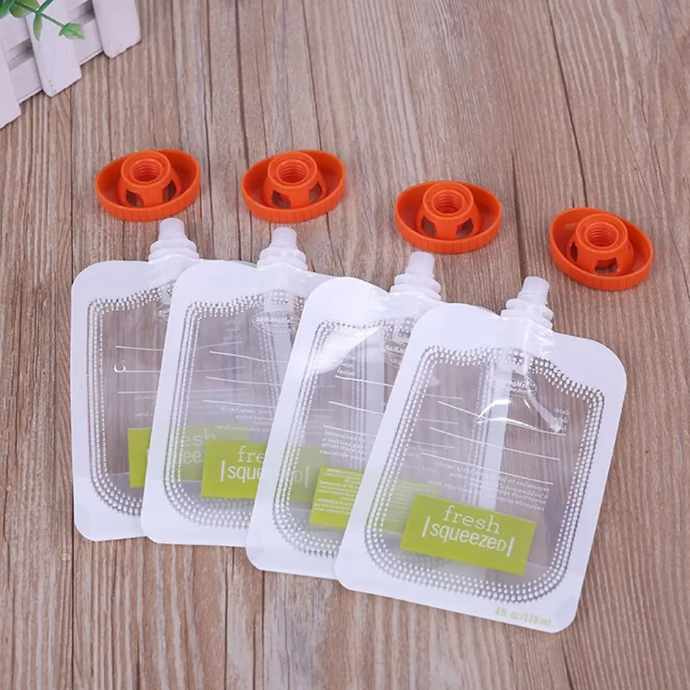 10 pçs reutilizável comida com - Baby Food Pouches 1 Year Old avaliação e preço