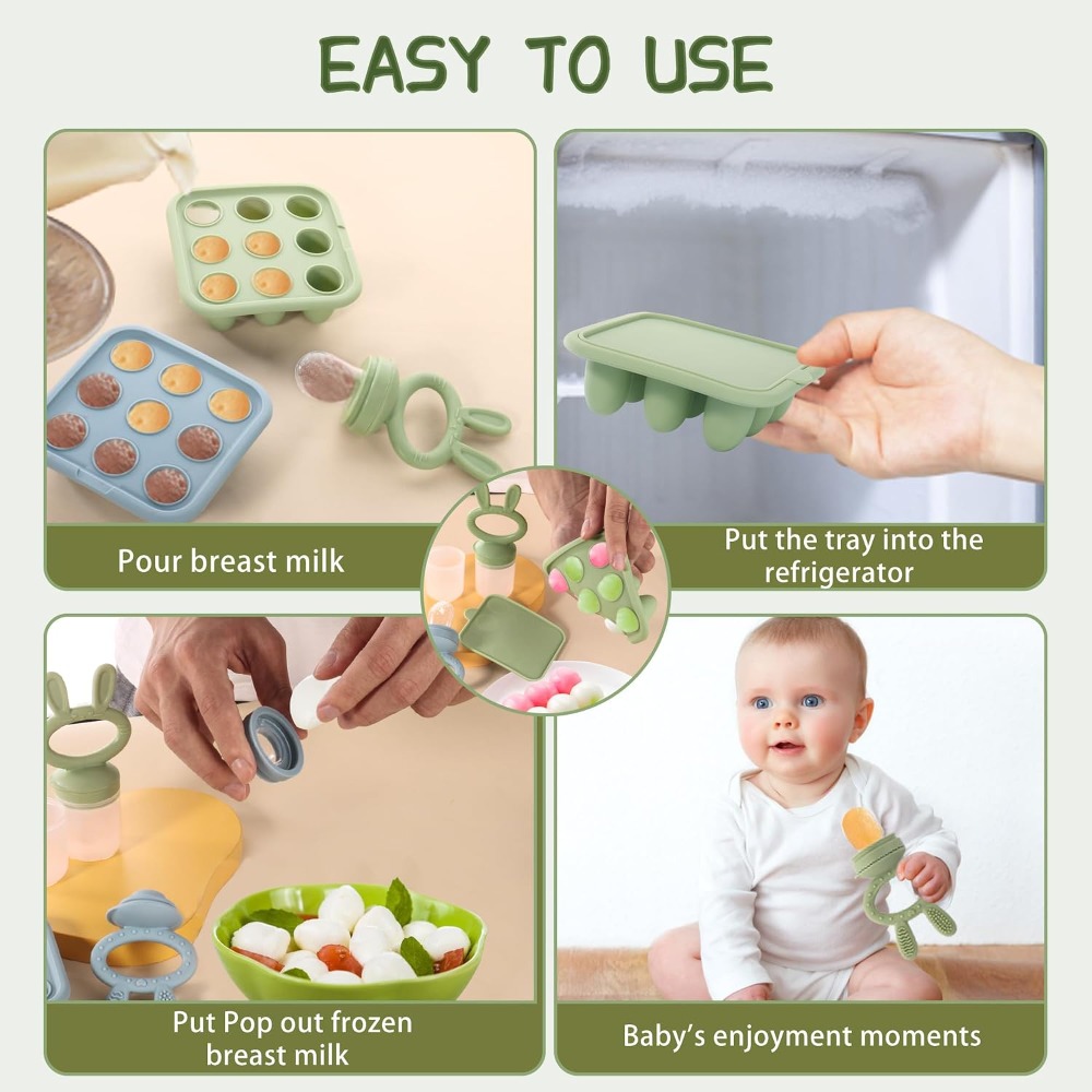 Forma de Silicone para Congela - Baby Food Freezer Tray avaliação e preço
