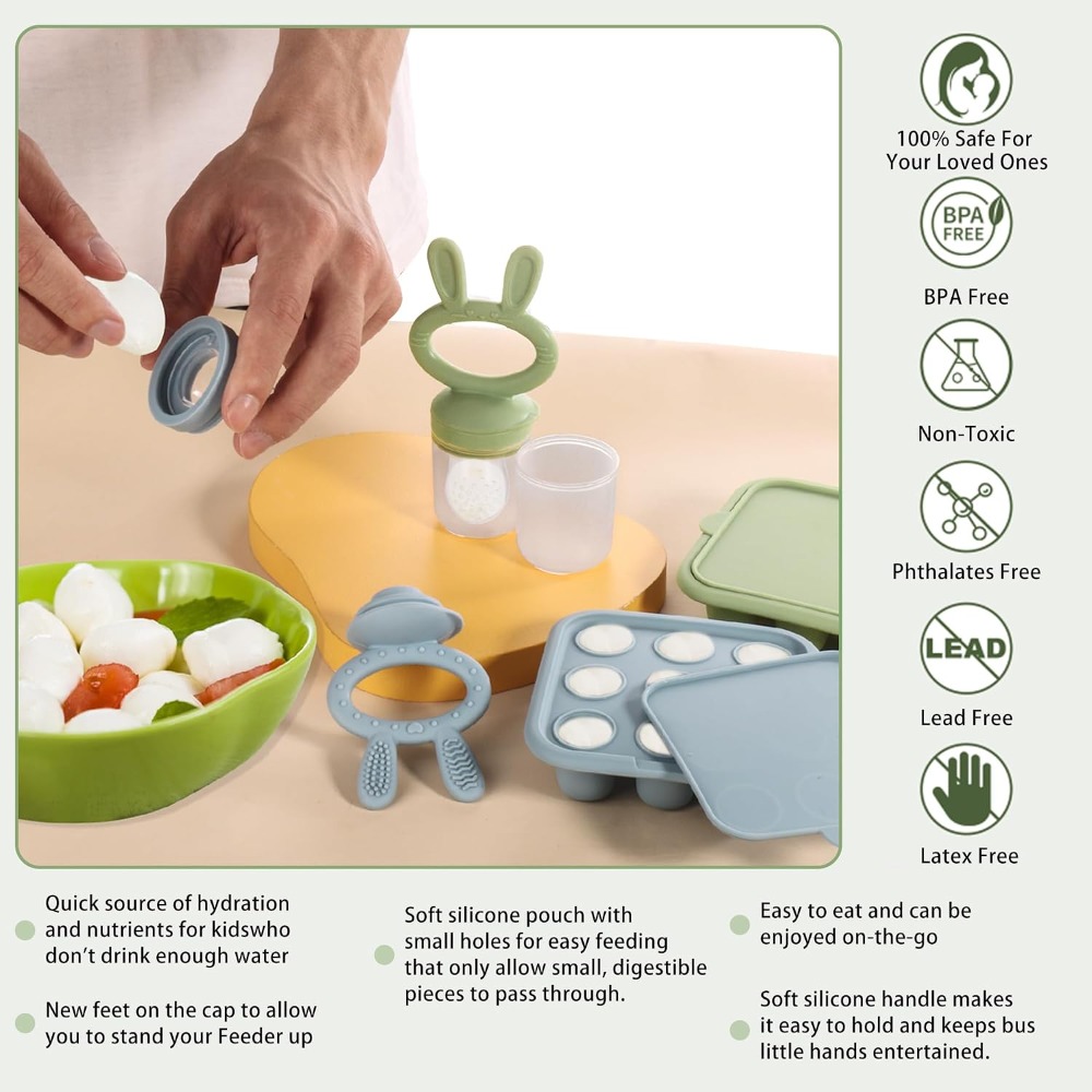 Forma de Silicone para Congela - Baby Food Freezer Tray avaliação e preço