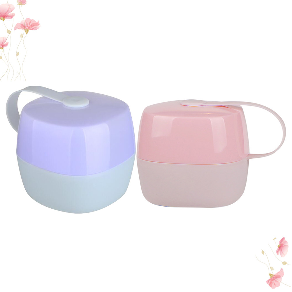 2 Peças de Caixas Portáteis pa - Baby Food Pacifier avaliação e preço